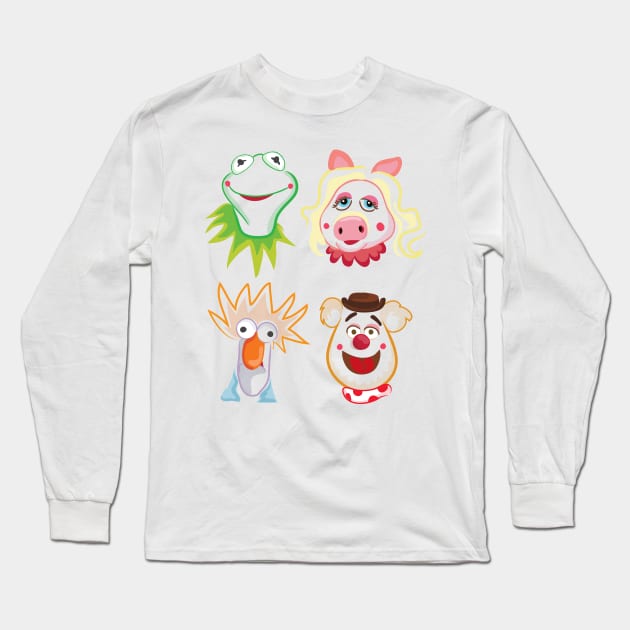 Muppets Long Sleeve T-Shirt by Mjdaluz